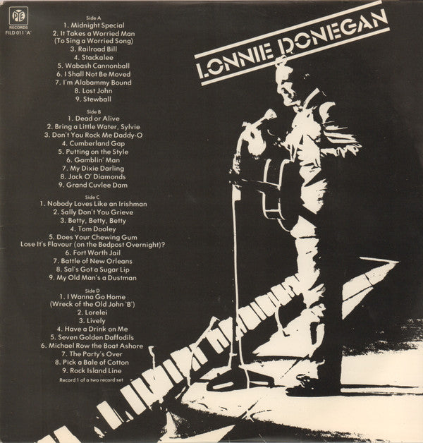 Lonnie Donegan : The File Series - Lonnie Donegan (2xLP, Comp)