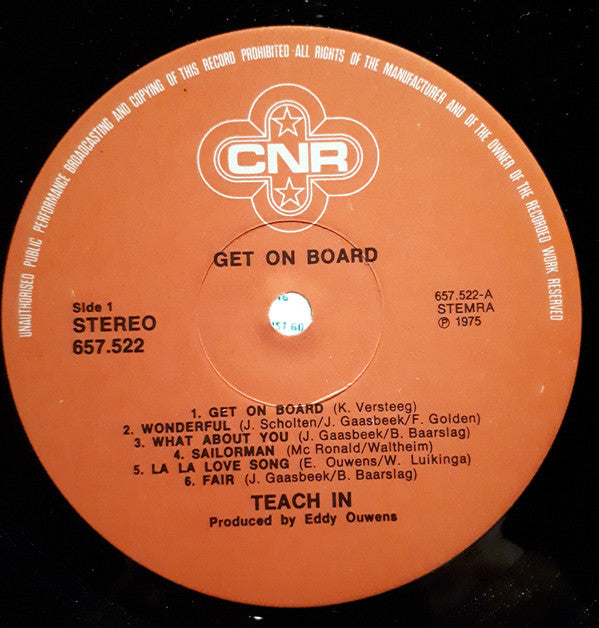 Teach-In : Get On Board (LP, Album)