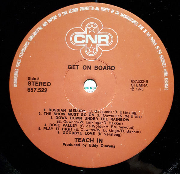 Teach-In : Get On Board (LP, Album)