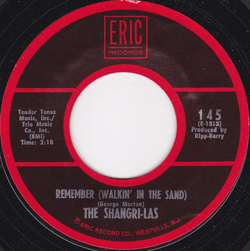 The Shangri-Las : Remember (Walkin' In The Sand) / Give Us Your Blessings (7", Single, Mono, Styrene)