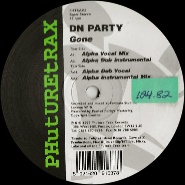 DN Party* : Gone (12")