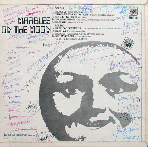 Various : Marbles On The Moon (LP, Comp, Mono)