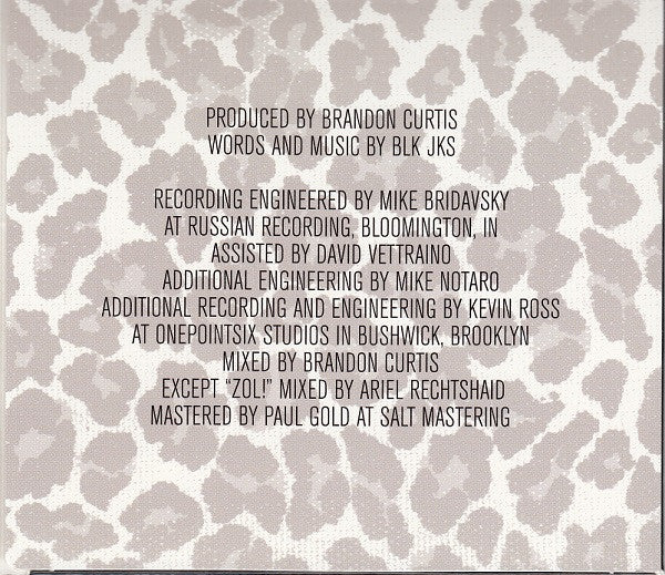BLK JKS : Zol! (CD, EP)