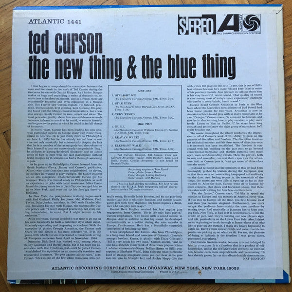 Ted Curson : The New Thing & The Blue Thing (LP, Album)
