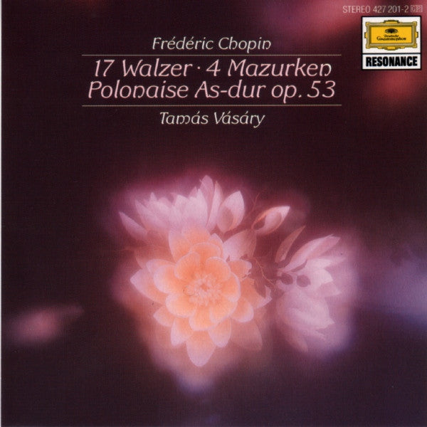 Frédéric Chopin, Tamás Vásáry : 17 Walzer - 4 Mazurken - Polonaise As-Dur Op. 53 (CD, Album)