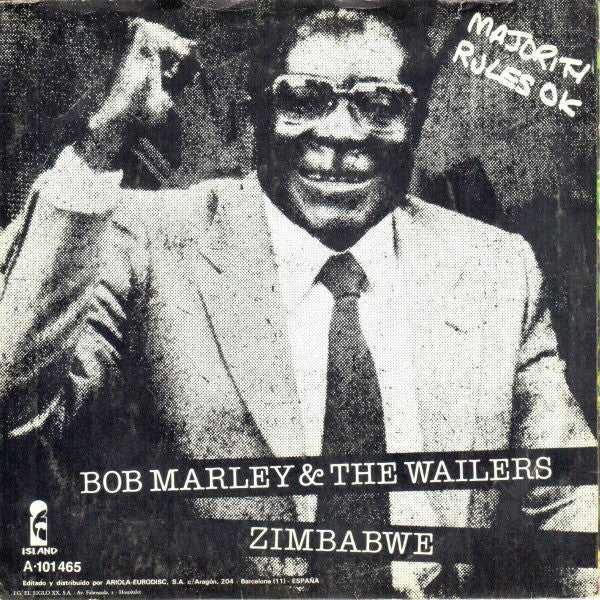 Bob Marley & The Wailers : No Importa, Que Mas Da (7", Single)