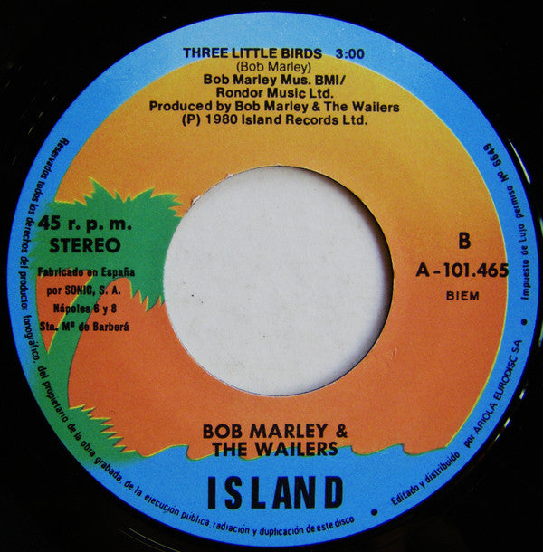 Bob Marley & The Wailers : No Importa, Que Mas Da (7", Single)