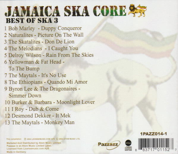 Various : Jamaica Ska Core (Best Of Ska 3) (CD, Comp)
