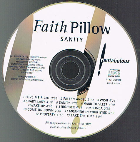 Faith Pillow : Sanity (CD, Album)