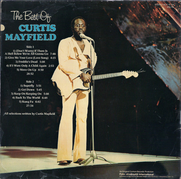 Curtis Mayfield : The Best Of Curtis Mayfield (LP, Comp)