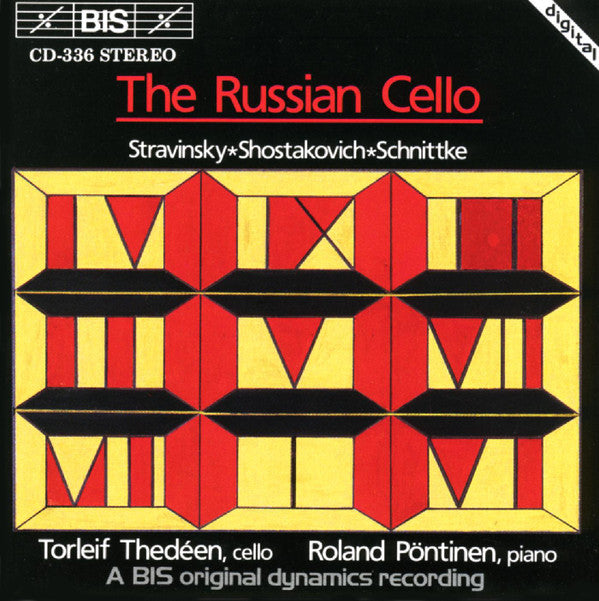 Igor Stravinsky, Dmitri Shostakovich, Alfred Schnittke, Torleif Thedéen, Roland Pöntinen : The Russian Cello (CD, Album, RE)