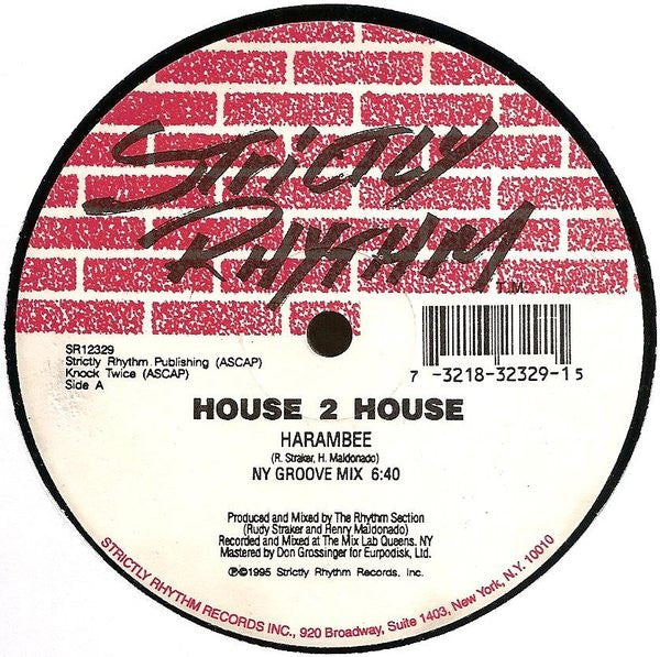 House 2 House : Harambee (12")