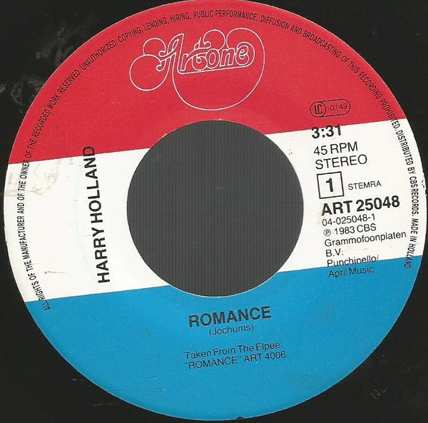 Harry Holland : Romance (7", Single)