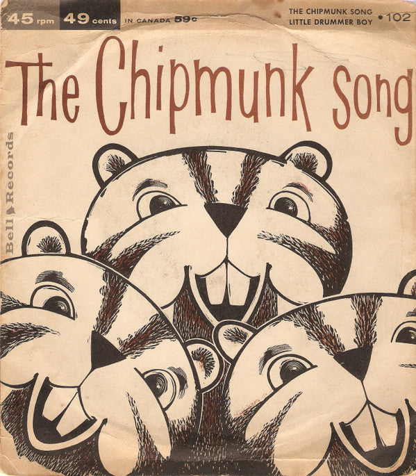 Miller Sisters (2) / The Playmakers : Little Drummer Boy / The Chipmunk Song (7", Single)