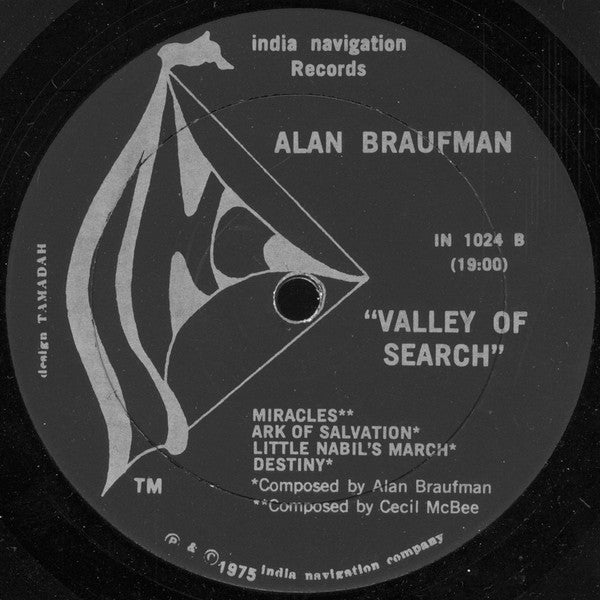 Alan Braufman : Valley Of Search (LP, Album)