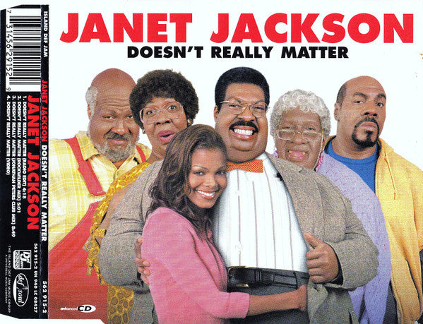 Janet Jackson : Doesn't Really Matter (CD, Single, Enh)
