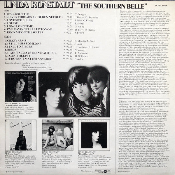 Linda Ronstadt : The Southern Belle (LP, Comp)