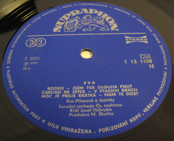 Eva Pilarová : Eva (LP, Album, Gat)