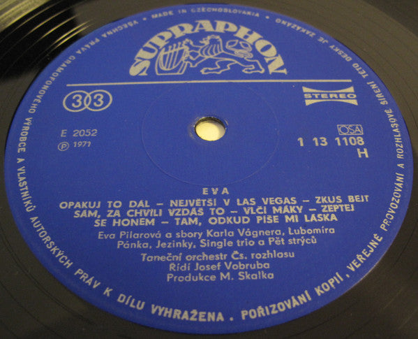 Eva Pilarová : Eva (LP, Album, Gat)