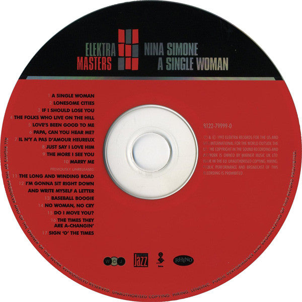 Nina Simone : A Single Woman (CD, Album, RE, RM, Exp)