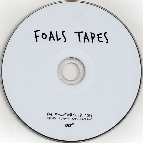 Foals : Tapes (CD, Comp, Mixed, Promo)