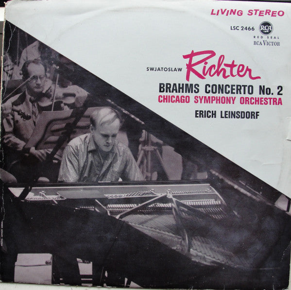 Johannes Brahms / Sviatoslav Richter, Chicago Symphony Orchestra, Erich Leinsdorf : Concerto No. 2 (LP)