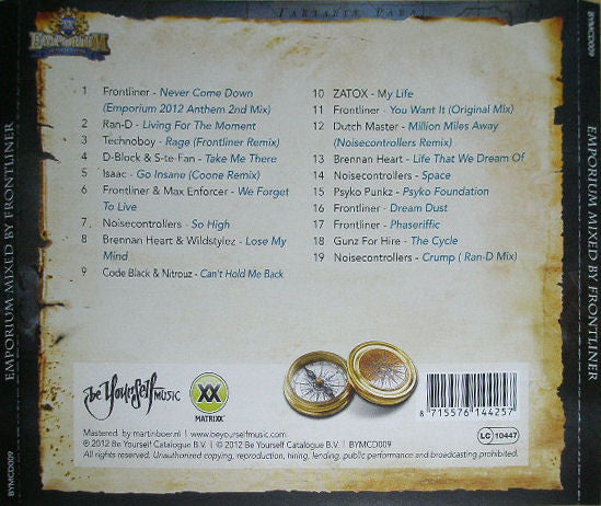 Various : Emporium (De Gouden Eeuw - The Hardstyle Edition) (CD, Comp, Mixed)