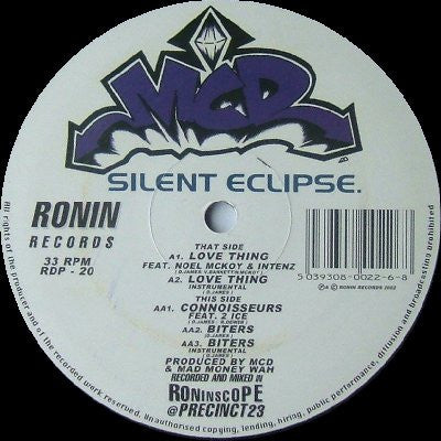 Silent Eclipse : Love Thing / Connoisseurs / Biters (12")