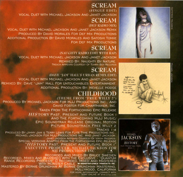 Michael Jackson : Scream (CD, Maxi)