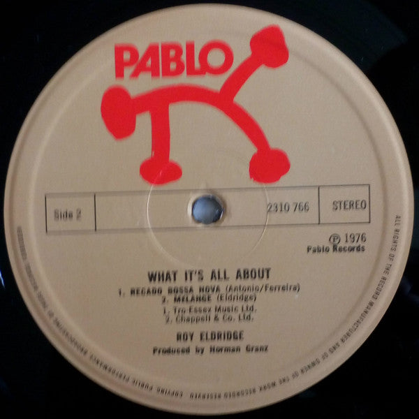 Roy Eldridge : What It's All About (LP, Album)