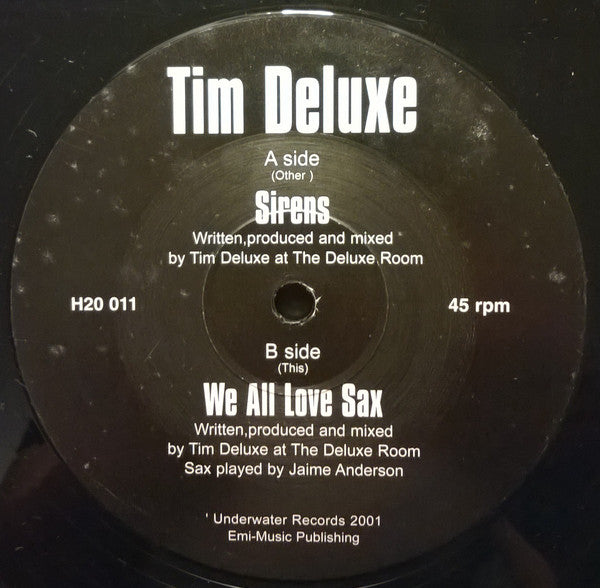 Tim Deluxe : Sirens (12")