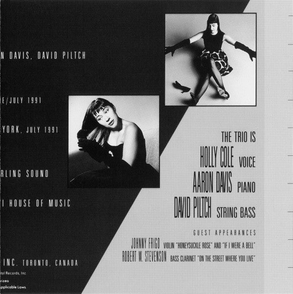 Holly Cole Trio : Blame It On My Youth (CD, Album)