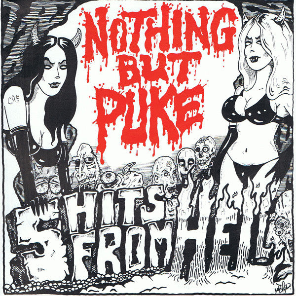 Nothing But Puke : 5 Hits From Hell (7", Ltd, Num, Red)