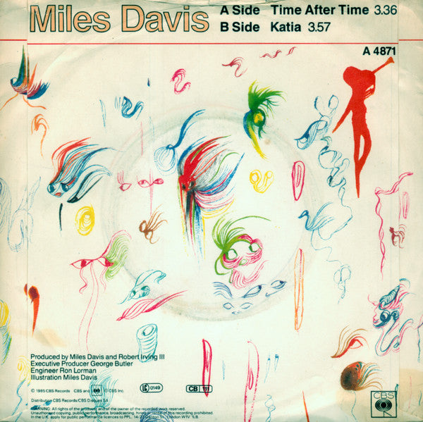 Miles Davis : Time After Time (7", Single)