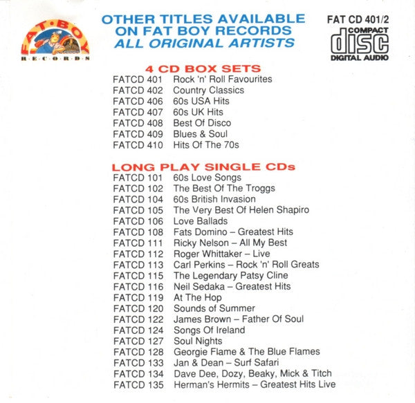 Various : Rock 'N' Roll Favourites - Volume Two (CD, Comp)