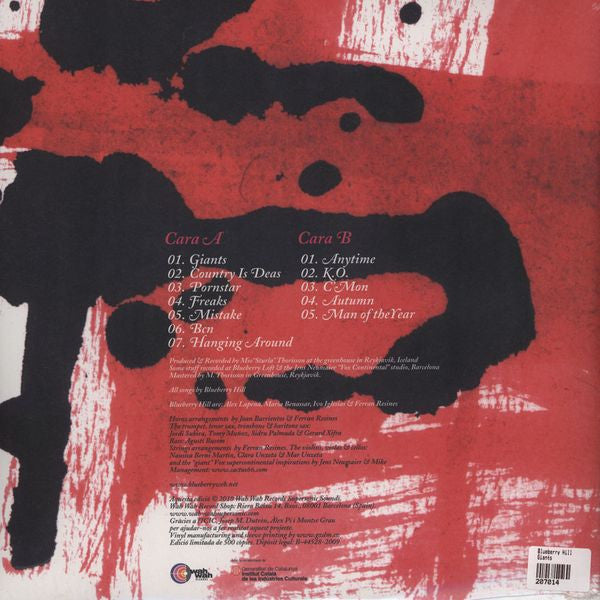 Blueberry Hill : Giants (LP, Album, Ltd)