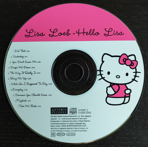 Lisa Loeb : Hello Lisa (CD, Album)