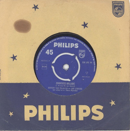 Godert Van Colmjon En Jan Lemaire Met Orkest o.l.v. Pierre Wijnnobel : Zuiderzee-Ballade (7", Single)