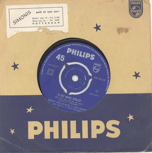 Godert Van Colmjon En Jan Lemaire Met Orkest o.l.v. Pierre Wijnnobel : Zuiderzee-Ballade (7", Single)