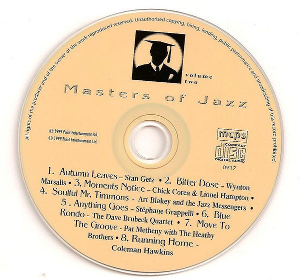 Various : Masters Of Jazz Volume Two (CD, Comp)