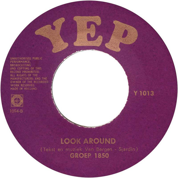 Groep 1850* : Misty Night / Look Around (7", Single, Mono)