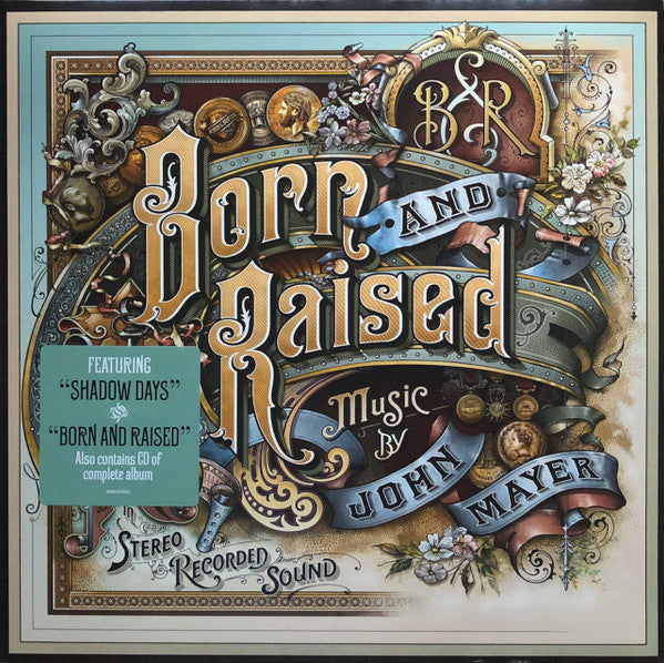 John Mayer : Born And Raised (2xLP, Album + CD, Album)
