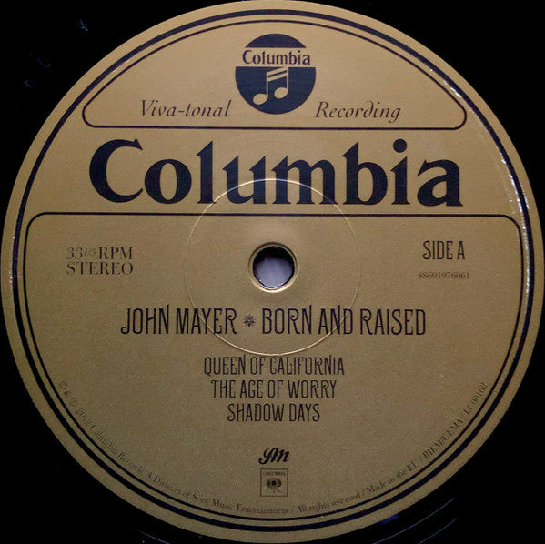 John Mayer : Born And Raised (2xLP, Album + CD, Album)