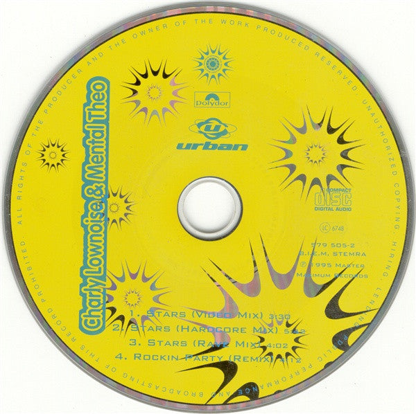 Charly Lownoise & Mental Theo : Stars (CD, Maxi)