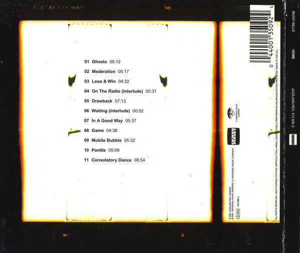 Beady Belle : Home (CD, Album, Dig)