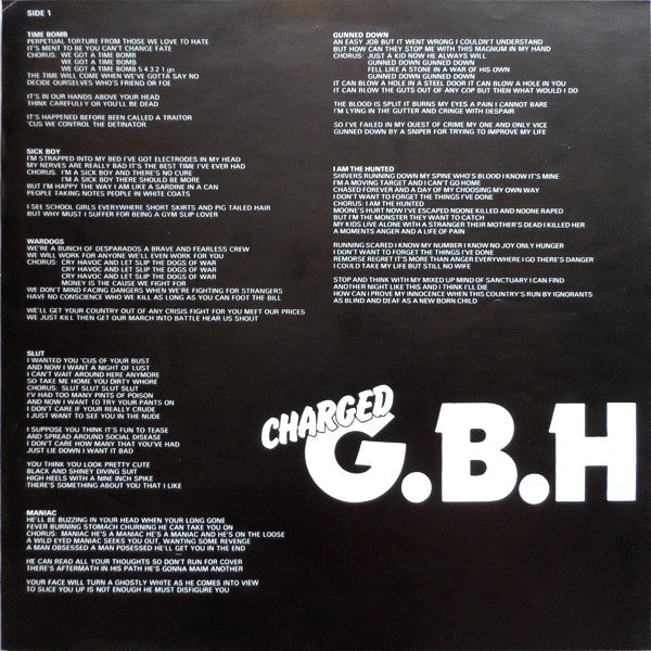 Charged G.B.H* : City Baby Attacked By Rats (LP, Album)