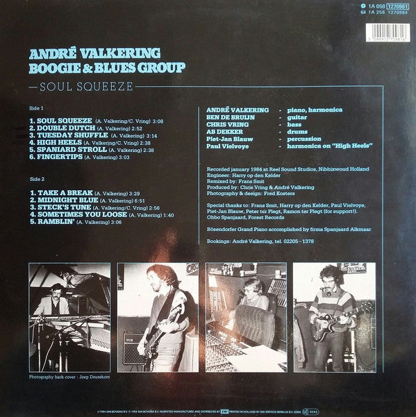 André Valkering Boogie & Blues Group : Soul Squeeze (LP, Album)