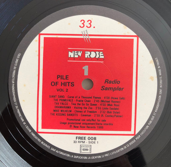 Various : Pile Of Hits Vol. 2 (LP, Comp, Promo, Smplr)