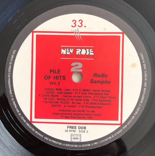 Various : Pile Of Hits Vol. 2 (LP, Comp, Promo, Smplr)