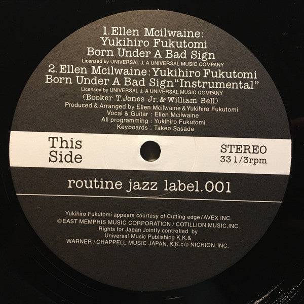 Ellen McIlwaine : Born Under A Bad Sign / Ain't No Two Ways To It (It's Love) (12")